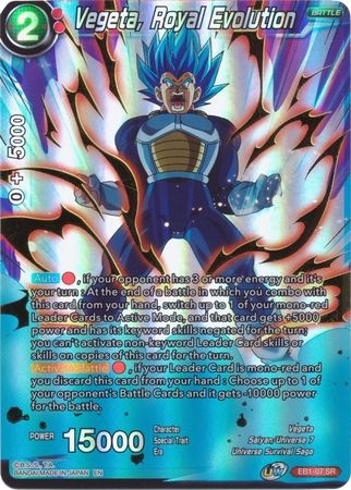 Vegeta, Royal Evolution - EB1-07 - Super Rare