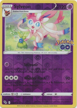 Sylveon - 035/078 - Holo Rare Reverse Holo