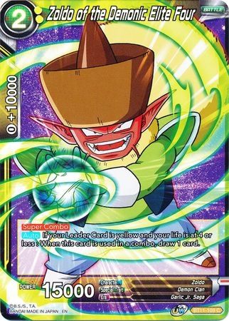 Zoldo of the Demonic Elite Four - BT11-109 - Common