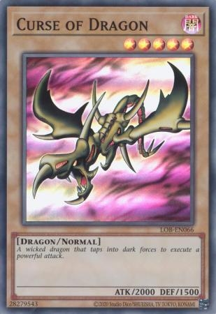 Curse of Dragon - LOB-EN066 - Super Rare Unlimited (25th Reprint)