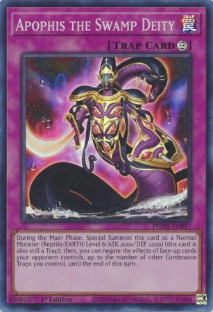 Apophis the Swamp Deity - PHHY-EN097 - Super Rare 1st Edition