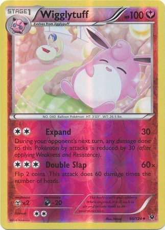 Wigglytuff - 66/124 - Uncommon Reverse Holo