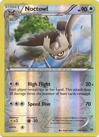 Noctowl - 120/162 - Rare Reverse Holo