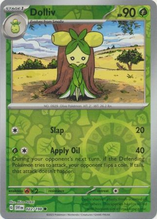 Dolliv - 022/198 - Common Reverse Holo