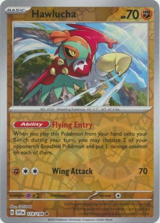 Hawlucha - 118/198 - Holo Rare Reverse Holo