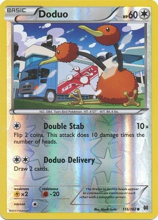 Doduo - 116/162 - Common Reverse Holo