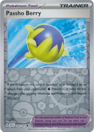 Passho Berry - 184/191 - Uncommon Reverse Holo