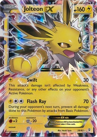 Jolteon EX - 28/83 - Ultra Rare