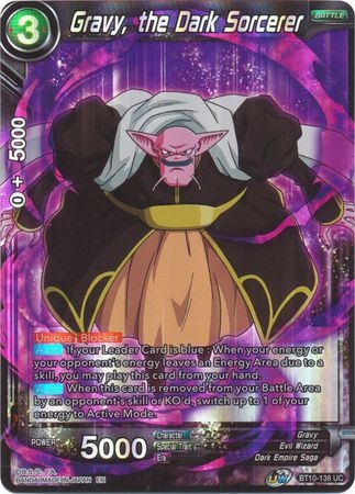 Gravy, the Dark Sorcerer - BT10-138 - Uncommon Foil
