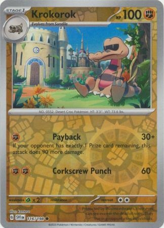 Krokorok - 116/198 - Common Reverse Holo