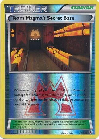 Team Magma's Secret Base - 32/34 - Uncommon Reverse Holo