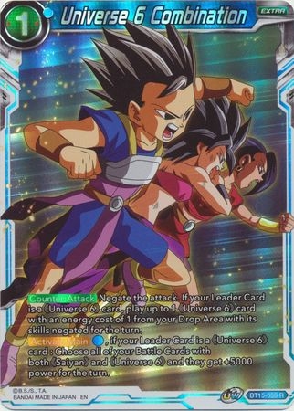 Universe 6 Combination - BT15-059 - Rare Foil