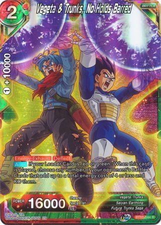 Vegeta & Trunks, No Holds Barred - BT10-144 - Rare Foil