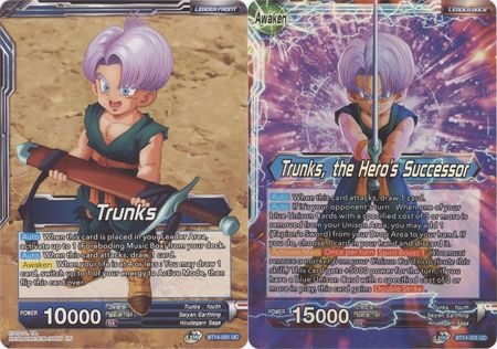 Trunks // Trunks, the Hero's Successor - BT14-031 - Uncommon Foil