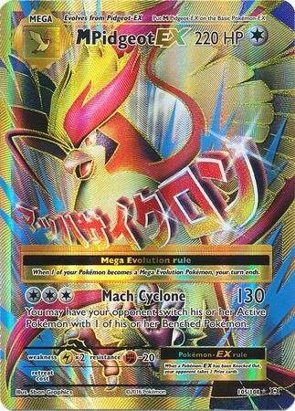 M Pidgeot EX - 105/108 - Full Art Ultra Rare