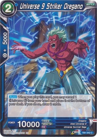 Universe 9 Striker Oregano (Reprint) - TB1-042 - Common