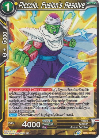 Piccolo, Fusion's Resolve - BT17-099 - Rare