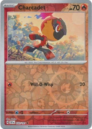 Charcadet - 032/191 - Common Reverse Holo
