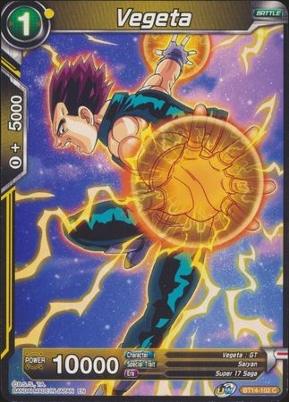 Vegeta - BT14-102 - Common