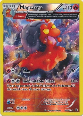 Magcargo - 24/160 - Rare - Reverse Holo