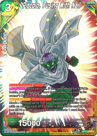 Piccolo, Fusing With Nail - BT17-139 - Rare Foil