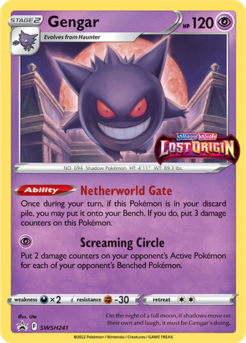 Gengar - SWSH241 - Prerelease Promo