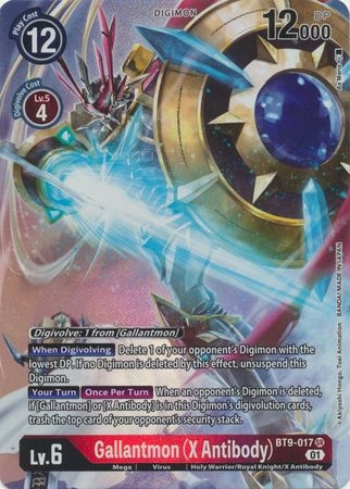 Gallantmon (X Antibody) (Alternate Art) - BT9-017 SR - Super Rare