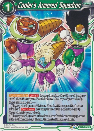 Cooler's Armored Squadron - BT17-078 - Common