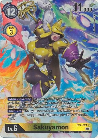 Sakuyamon (Alternate Art) - EX2-024 SR - Super Rare