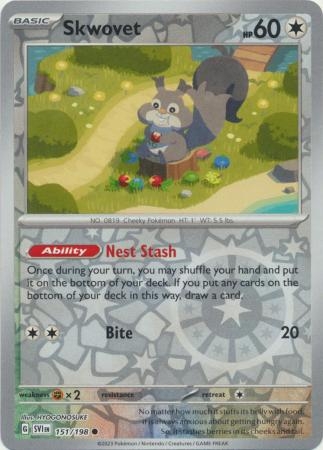 Skwovet - 151/198 - Common Reverse Holo