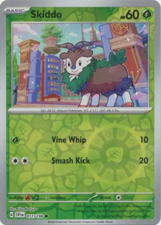Skiddo - 011/198 - Common Reverse Holo
