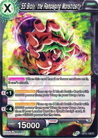 SS Broly, the Rampaging Monstrosity - BT11-125 - Rare