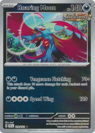 Roaring Moon - 109/162 - Holo Rare Reverse Holo
