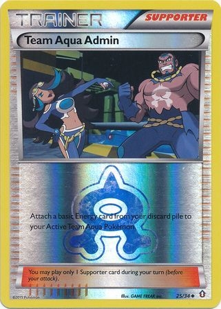 Team Aqua Admin - 25/34 - Uncommon Reverse Holo