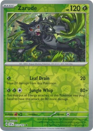 Zarude - 011/191 - Reverse Holo Rare