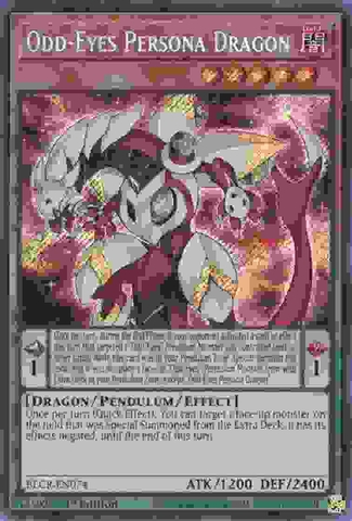 Odd-Eyes Persona Dragon - BLCR-EN074 - Secret Rare 1st Edition