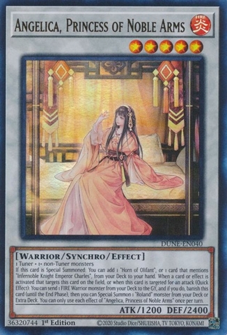 Angelica, Princess of Noble Arms - DUNE-EN040 - Ultra Rare 1st Edition