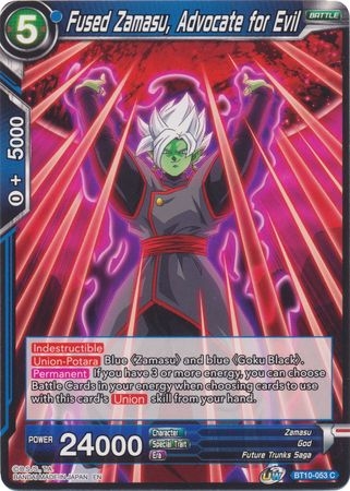 Fused Zamasu, Advocate for Evil - BT10-053 - Common