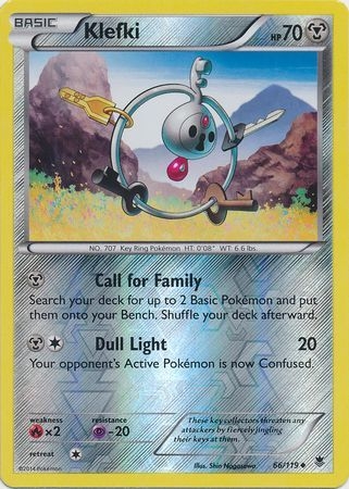 Klefki - 66/119 - Uncommon Reverse Holo