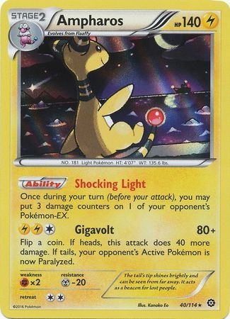 Ampharos - 40/114 - Holo Rare