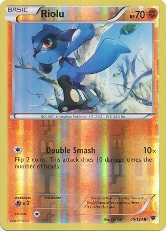 Riolu - 45/124 - Common Reverse Holo