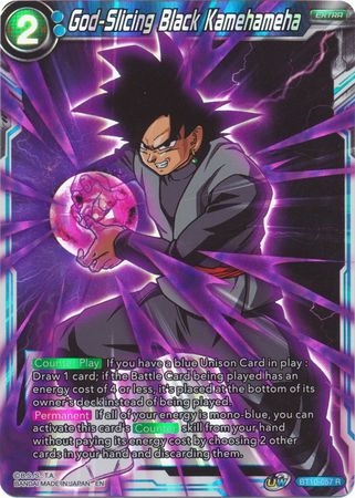 God-Slicing Black Kamehameha - BT10-057 - Rare Foil