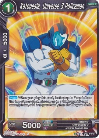 Katopesla, Universe 3 Policeman (Reprint) - DB2-149 - Common