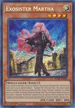 Exosister Martha - POTE-EN025 - Secret Rare 1st Edition