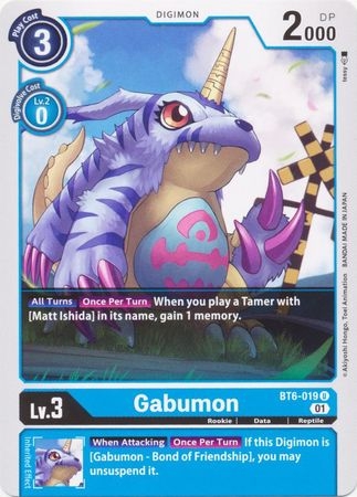 Gabumon - BT6-019 - Uncommon