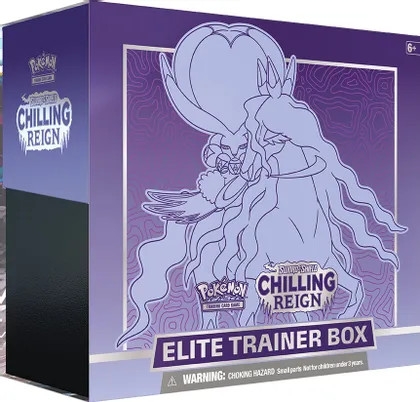 Sword & Shield Chilling Reign: Shadow Rider Calyrex Elite Trainer Box