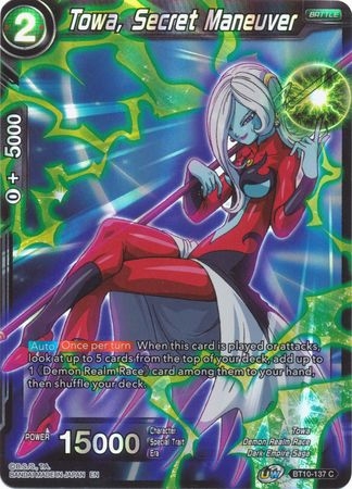 Towa, Secret Maneuver - BT10-137 - Common Foil