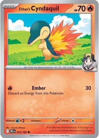 Ethan's Cyndaquil - 032/182 - Common