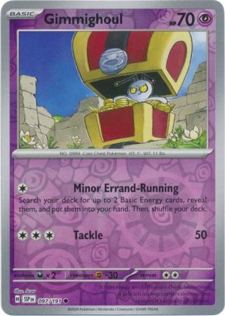 Gimmighoul - 097/191 - Common Reverse Holo