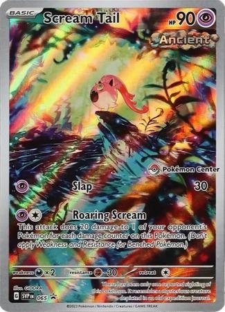 Scream Tail - SVP065 - Pokemon Center Exclusive Illustration Rare Promo